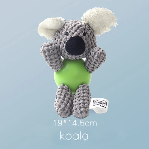 HOOPET Dog Toys for Dogs Puppy Toy for Large Dogs Plush Squeak Interactive Dog Ball Supply