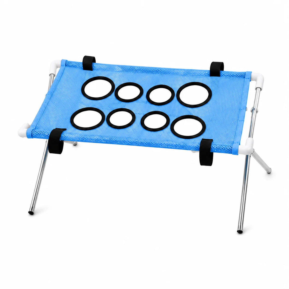 Pet Grooming Hammock Stand Foldable Dog Cat Nail Trimming Helper Mesh Bathing Drying Table for Small Pets