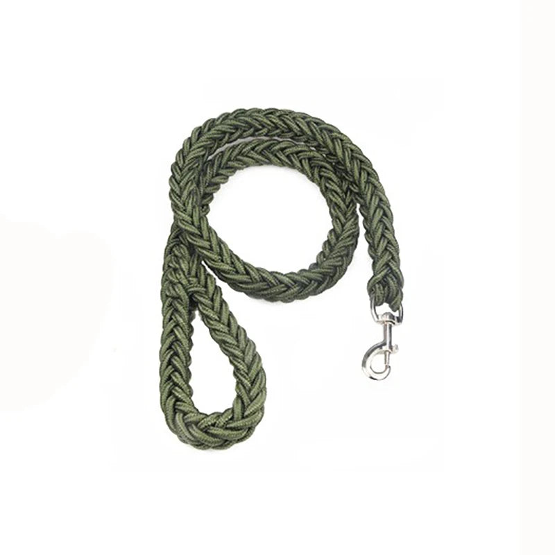 Nylon Dog Harness Leash For Medium Large Dogs Leads Pet Training Running Walking Safety Mountain Climb Dog Leashes Ropes Supply