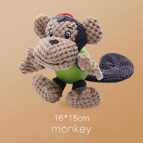 HOOPET Dog Toys for Dogs Puppy Toy for Large Dogs Plush Squeak Interactive Dog Ball Supply
