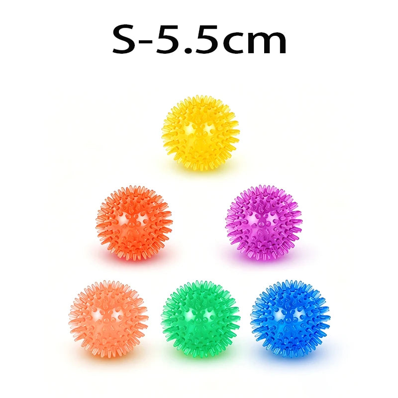 6 Pieces Durable Dog Rubber Toys Chew Play Squeaky Balls for Teeth Cleaning and Training Safe and  Free for Small and Medium Dog
