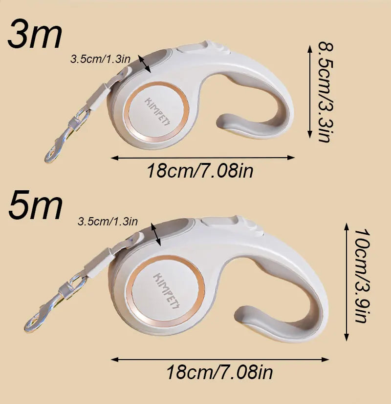 Dog Cat Adjustable Durable Traction Rope 3m 5m Pet Dog Automatic Retractable Traction Flexible Small Medium Dogs Pet Products