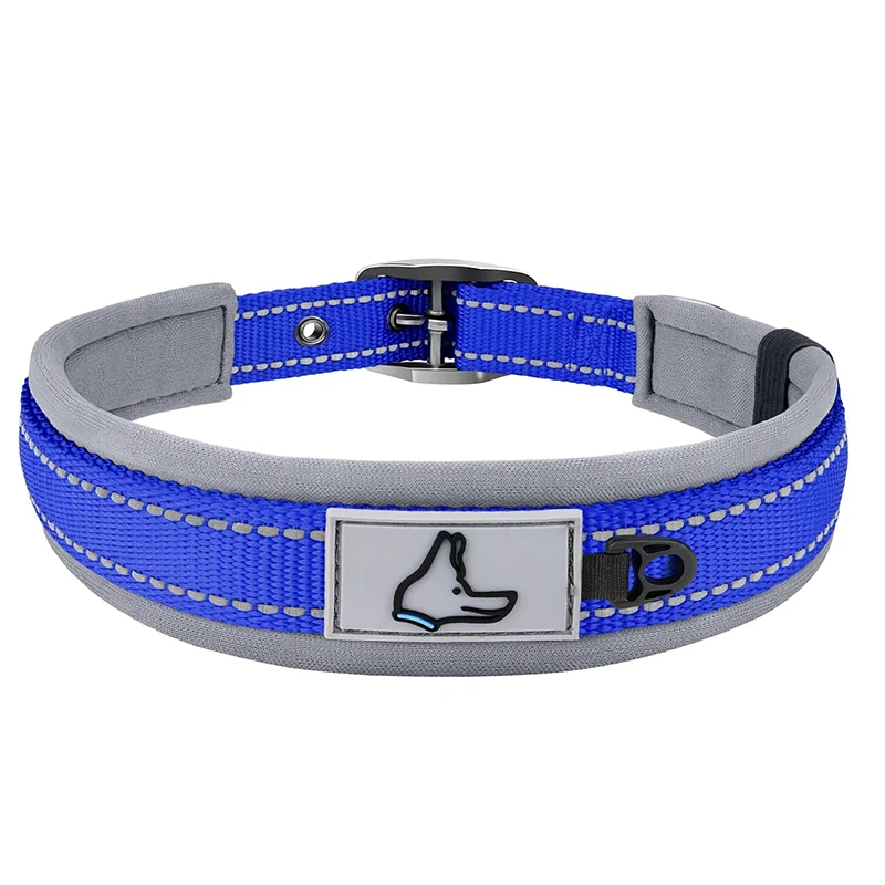 New Pet Dog Collars Nylon Collar For Small Medium Large Dogs Solid Pet Collar with Rings Teddy Keji Pitbull Bulldog Beagle