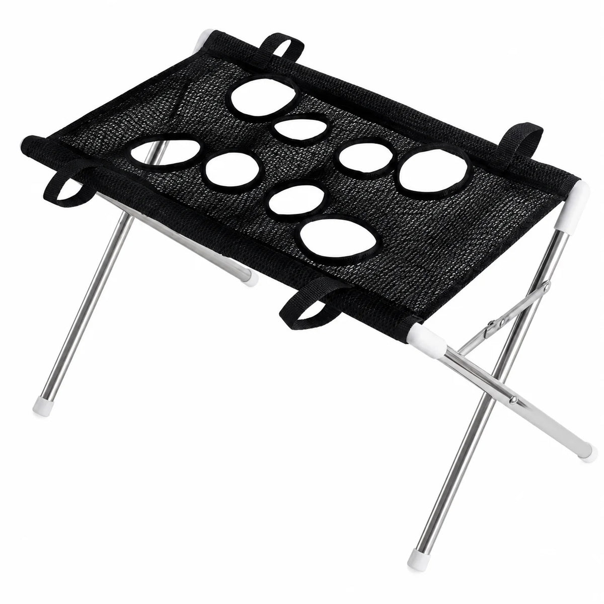 Pet Grooming Hammock Stand Foldable Dog Cat Nail Trimming Helper Mesh Bathing Drying Table for Small Pets