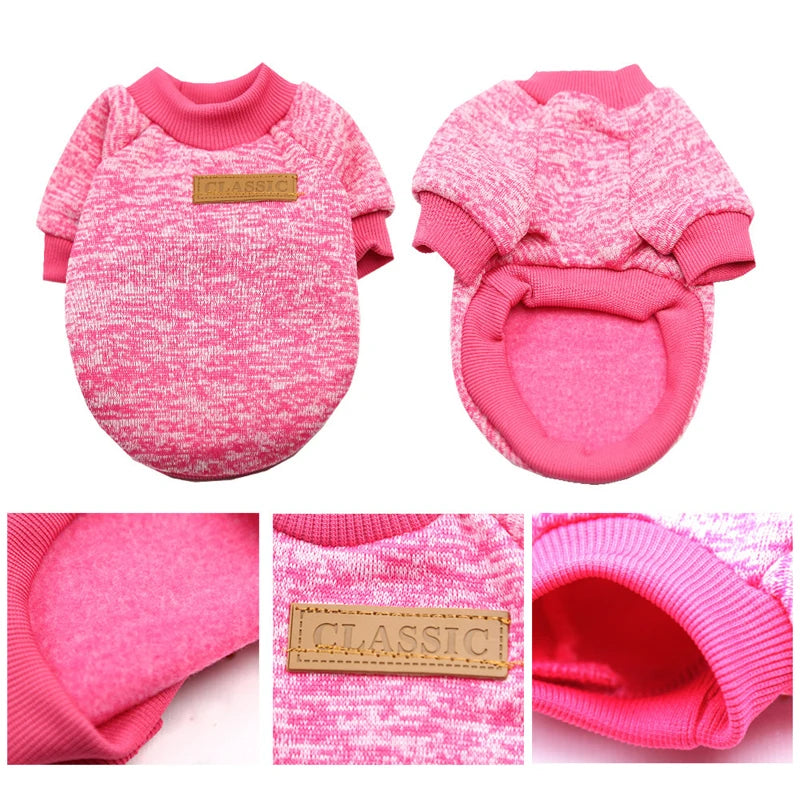 Pet Accessories Winter Dog Clothes for Small Dogs Warm Dogs Coat Schnauzer Pug Clothing Sweatshirts Casual Dog Cat Clothing