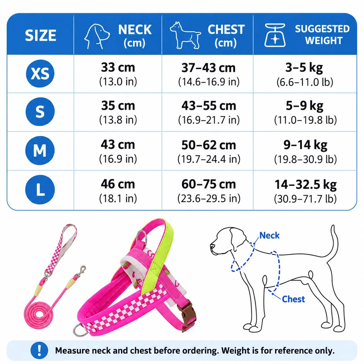 Small Dog Harness and Leash Set,Saddle Style Plaid Adjustable Puppy Vest for Dog Walking Outdoor