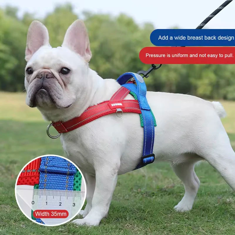 Fashion Dog Harness Saddle-type Pet Chest Strap for Small Medium Large Dogs Harnesses Puppy Collar Outdoor Walking Pet Supplies