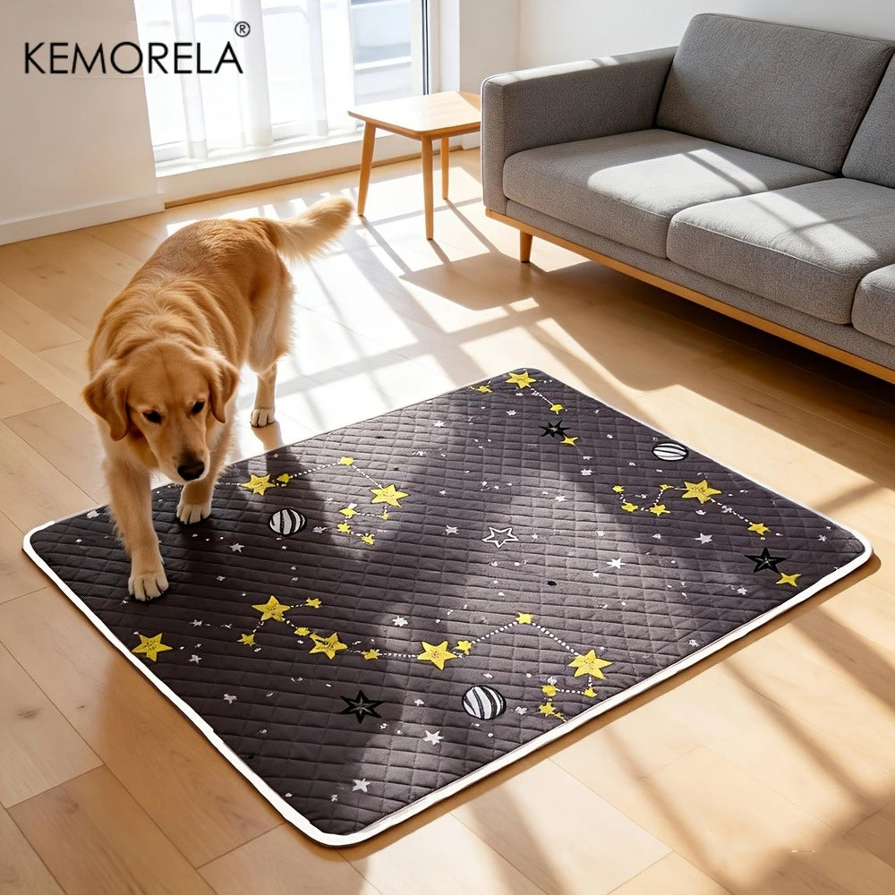 New 3pcs Reusable Washable Dog Pee Pads Leak Proof Training Mats Quick Drying After Washing Suitable For Living Room Lawn Car