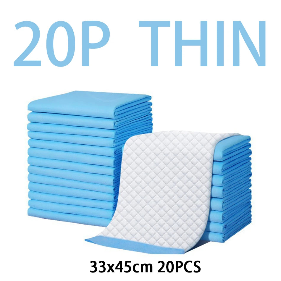 20/40/50/100Pcs Disposable Puppy Pee Pads Super Absorbent Dog Training Pad Dry Clean Cushion Pet Dog Supply