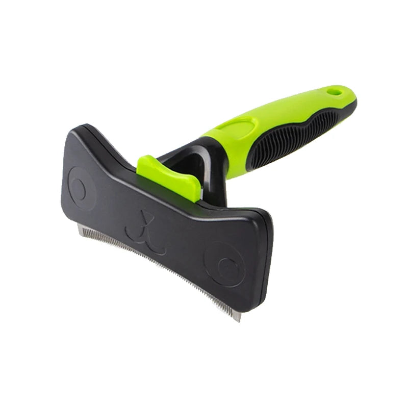 Pet Comb and Grooming Brush Two-Sided Cat Hair Brush Undercoat Rake Comb for Dog Cat Remove Knots Tangles Pet Hair Comb Artifact