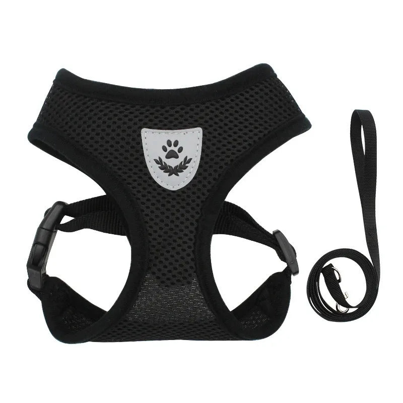 Cat Leash and Harness Cat Tent Kitten Harness Strap for Cats Neck Belt Anti Escape Pets Vest Harness Dog Neck Belt MBD01