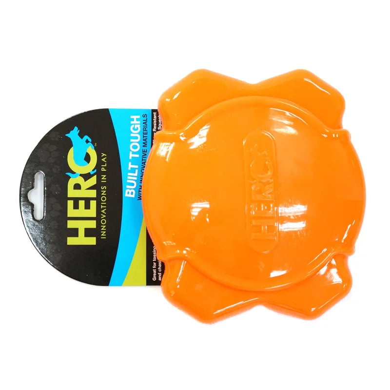 CAITEC Dog Toys Squeaking Foraging Disc Springy Durable Floatable Foraging and Chewing Pet Toy