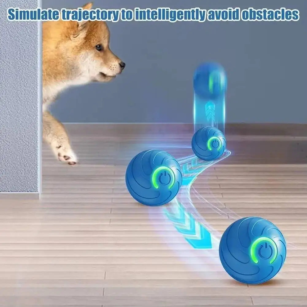 Smart Dog Toys Ball Electronic Interactive Pet Toy Moving Ball USB Automatic Moving Bouncing for Puppy Birthday gift Cat Product