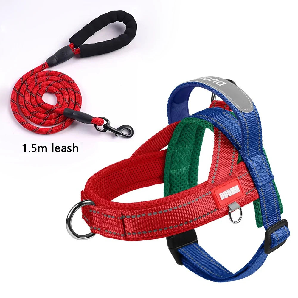 Fashion Dog Harness Saddle-type Pet Chest Strap for Small Medium Large Dogs Harnesses Puppy Collar Outdoor Walking Pet Supplies