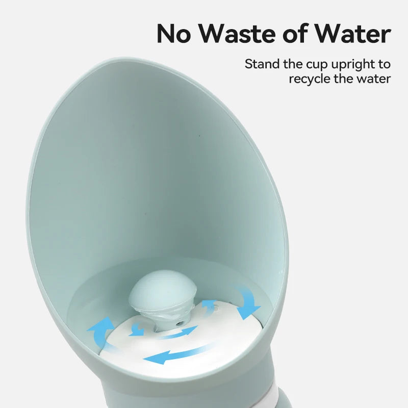 ROJECO Pet Water Bottle For Dog Cat Qutdoor Walking Leakproof Water Mug Portable Soft Silicone Foldable Travel Drinking Bowl Cup