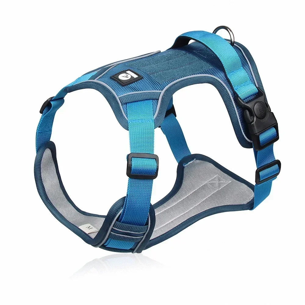 Pet Dog Harness Reflective Adjustable German Shepherd Outdoor Training Vest Wear-resistant And Explosion-proof Shock Harnesses