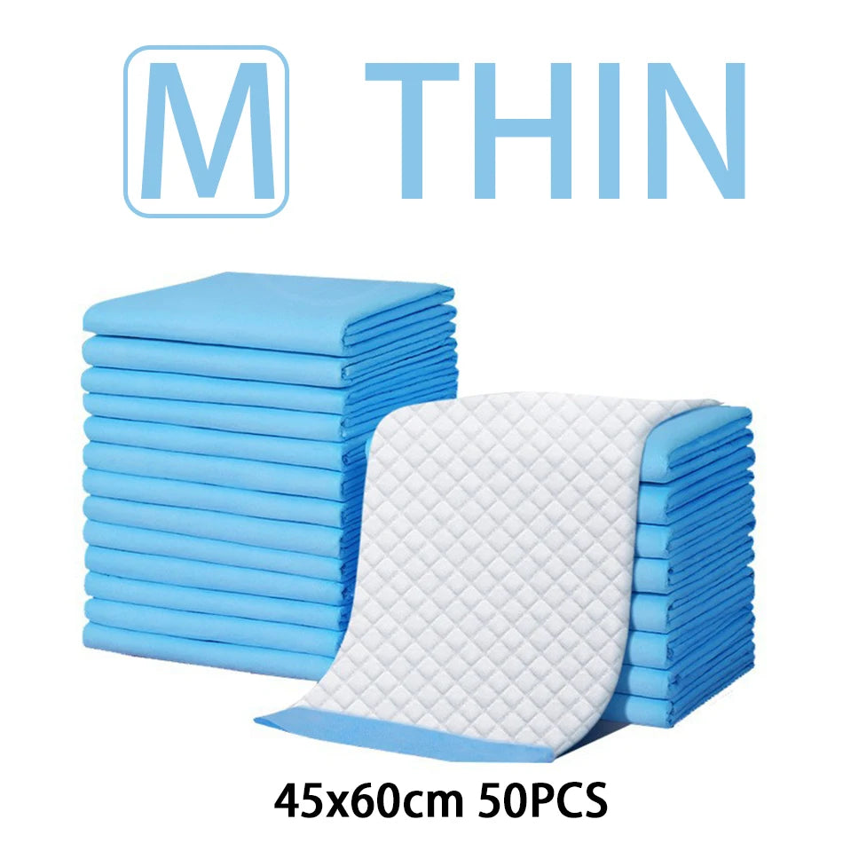 20/40/50/100Pcs Disposable Puppy Pee Pads Super Absorbent Dog Training Pad Dry Clean Cushion Pet Dog Supply