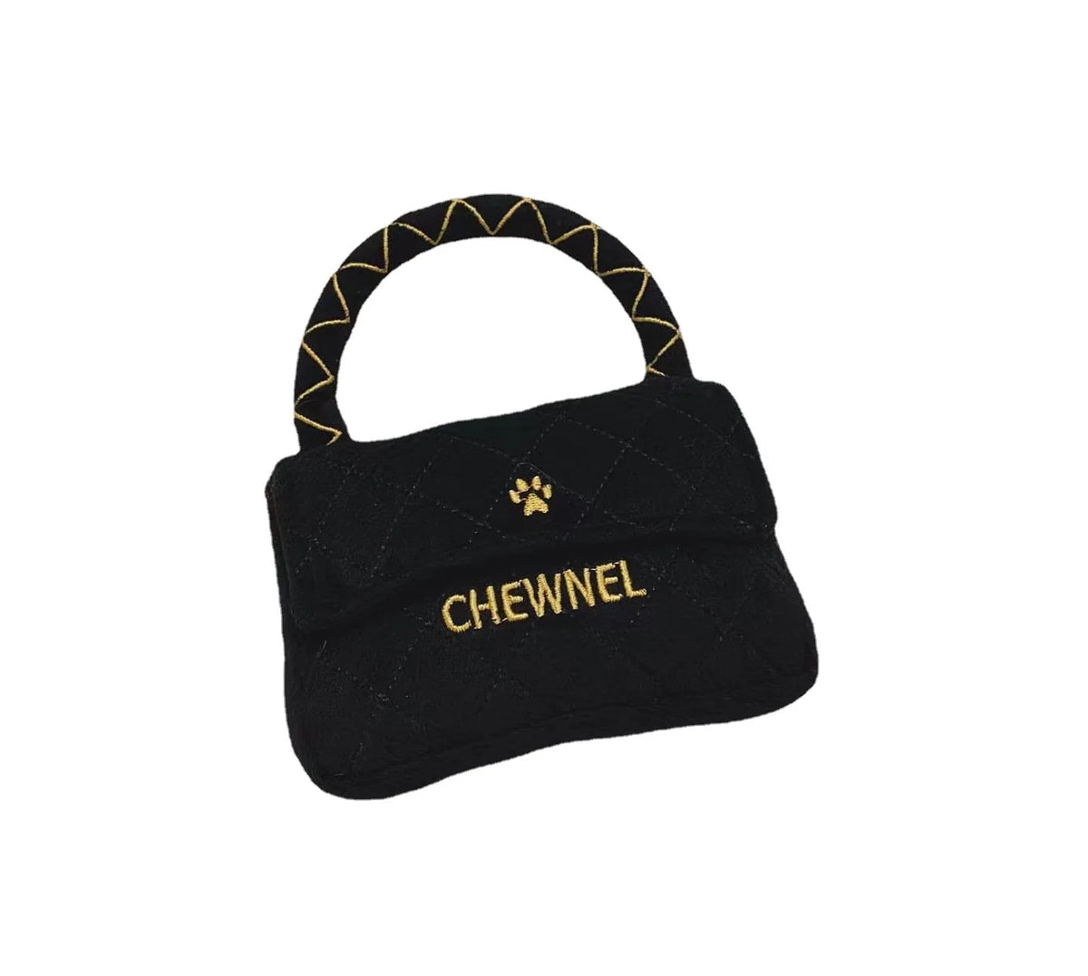Unique Squeaky Dog Toys Fashionable Plush Designs Handbag Bone Ball Bottle Shape Pet Plush Chewing Toy