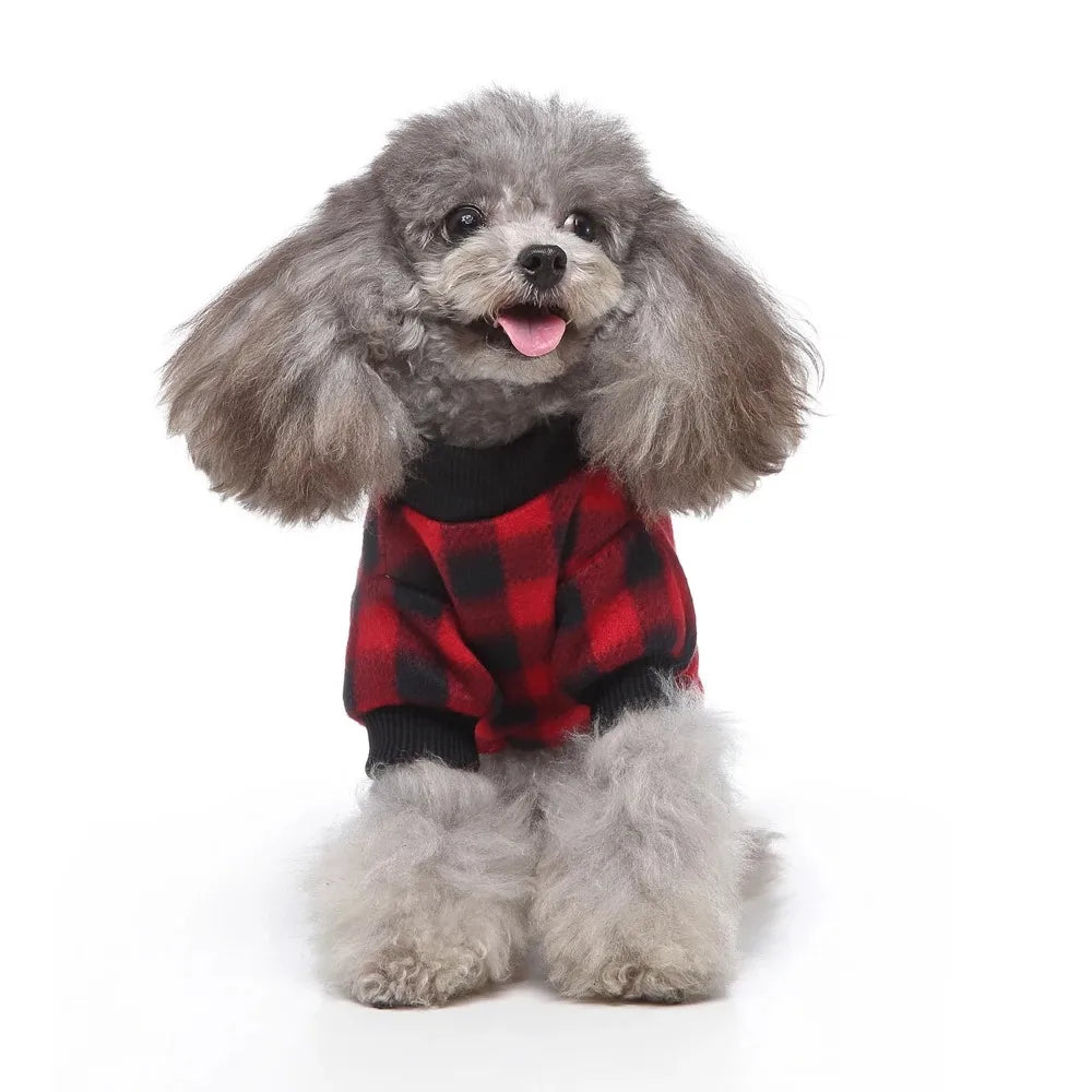 Winter Dog Pajamas Pomeranian Overalls Halloween Print Warm Jumpsuit Soft Cozy Chihuahua Small Medium Puppy Pet Clothes Hot New