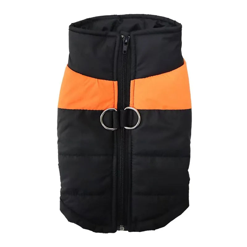Waterproof Warm Dog Clothes Pet Coat Winter Vest Padded Zipper Jacket Dog Clothing for Small Medium Big Dogs Outfit
