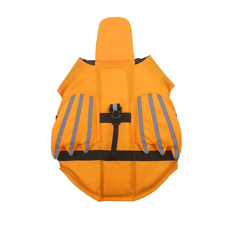 Dog Life Jacket Dog Safety Vest Adjustable Preserver with High Buoyancy and Durable Rescue Handle for Small Medium and Large Dog