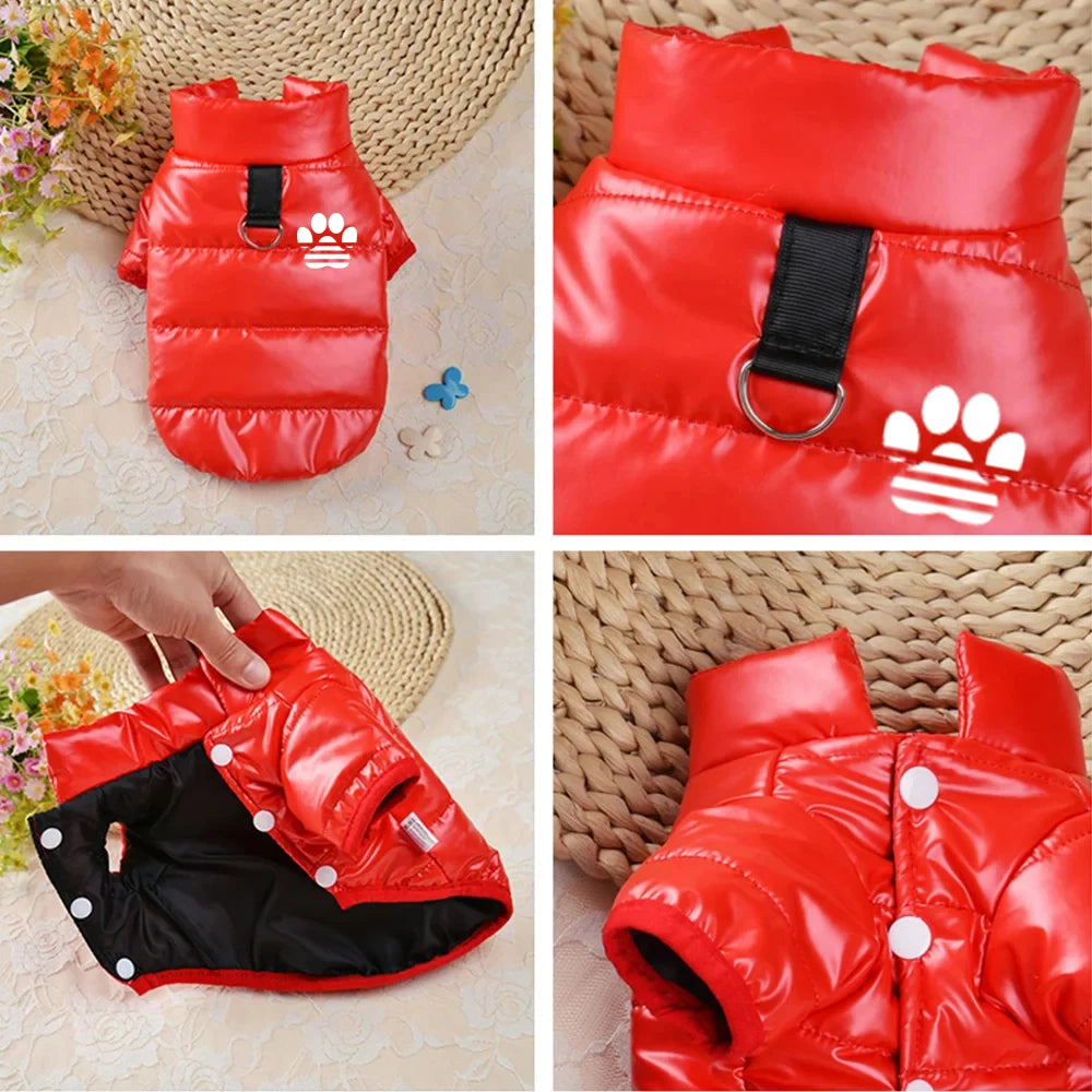 Dog Clothes for Small Dogs Puppy Jacket Waterproof Dog Coat Winter Warm Pet Costume Chihuahua