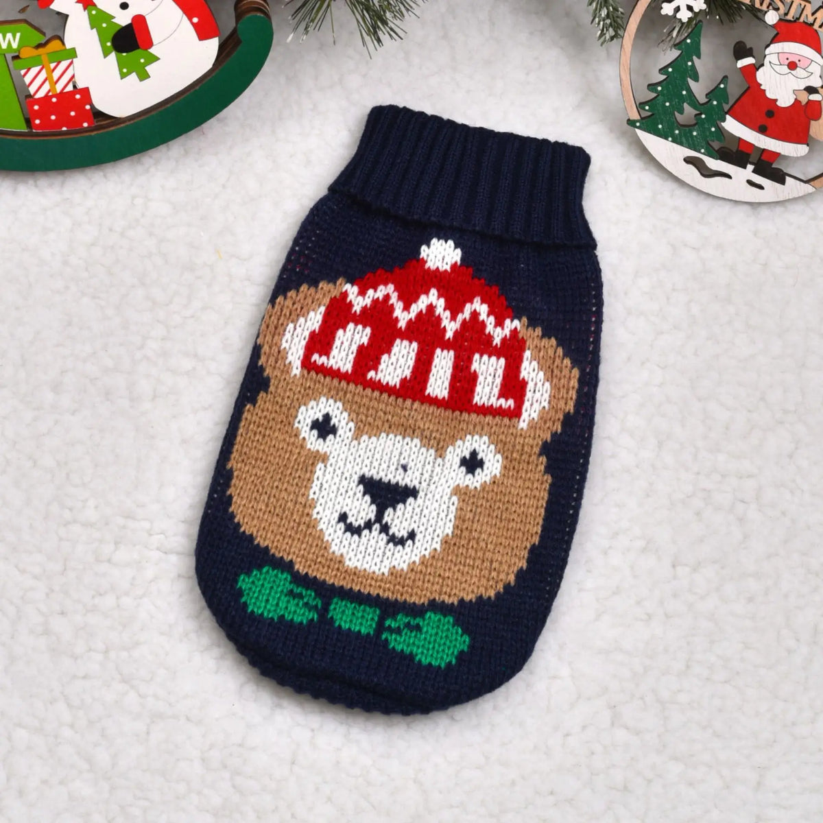 Knitted Puppy Cat Coat Chihuahua French Bulldogs Yorkie Customes Warm Pet Dog Sweater Winter Dog Clothes for Small Medium Dogs