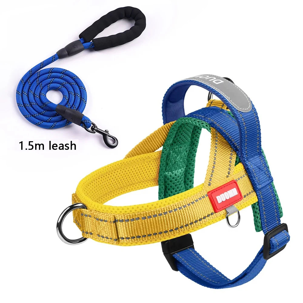 Fashion Dog Harness Saddle-type Pet Chest Strap for Small Medium Large Dogs Harnesses Puppy Collar Outdoor Walking Pet Supplies