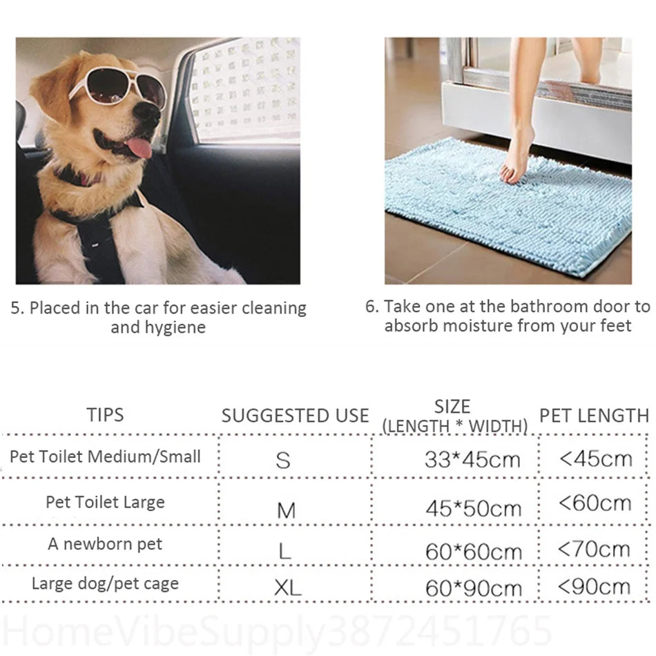 20/40/50/100Pcs Disposable Puppy Pee Pads Super Absorbent Dog Training Pad Dry Clean Cushion Pet Dog Supply