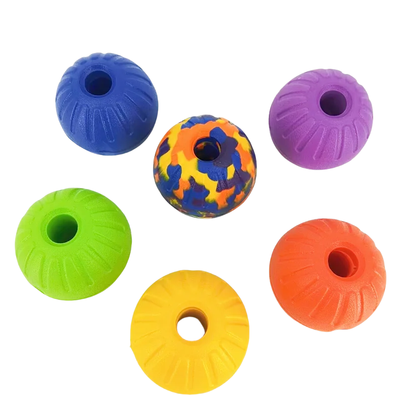 7cm/9cm Eva Pet Dog Outdoor Training Hollow Ball Indestructible Rubber Ball Chewing Game Grabbing Toy Indestructible Dog Toy