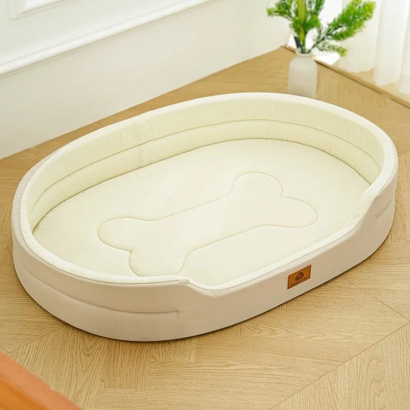IN STOCK Dog Pet Beds Square Dog Bed For Large Size Dog Sofa Beds Bespoke Waterproof Anti-Mite Pet Bed Inner Pad Washable Kennel