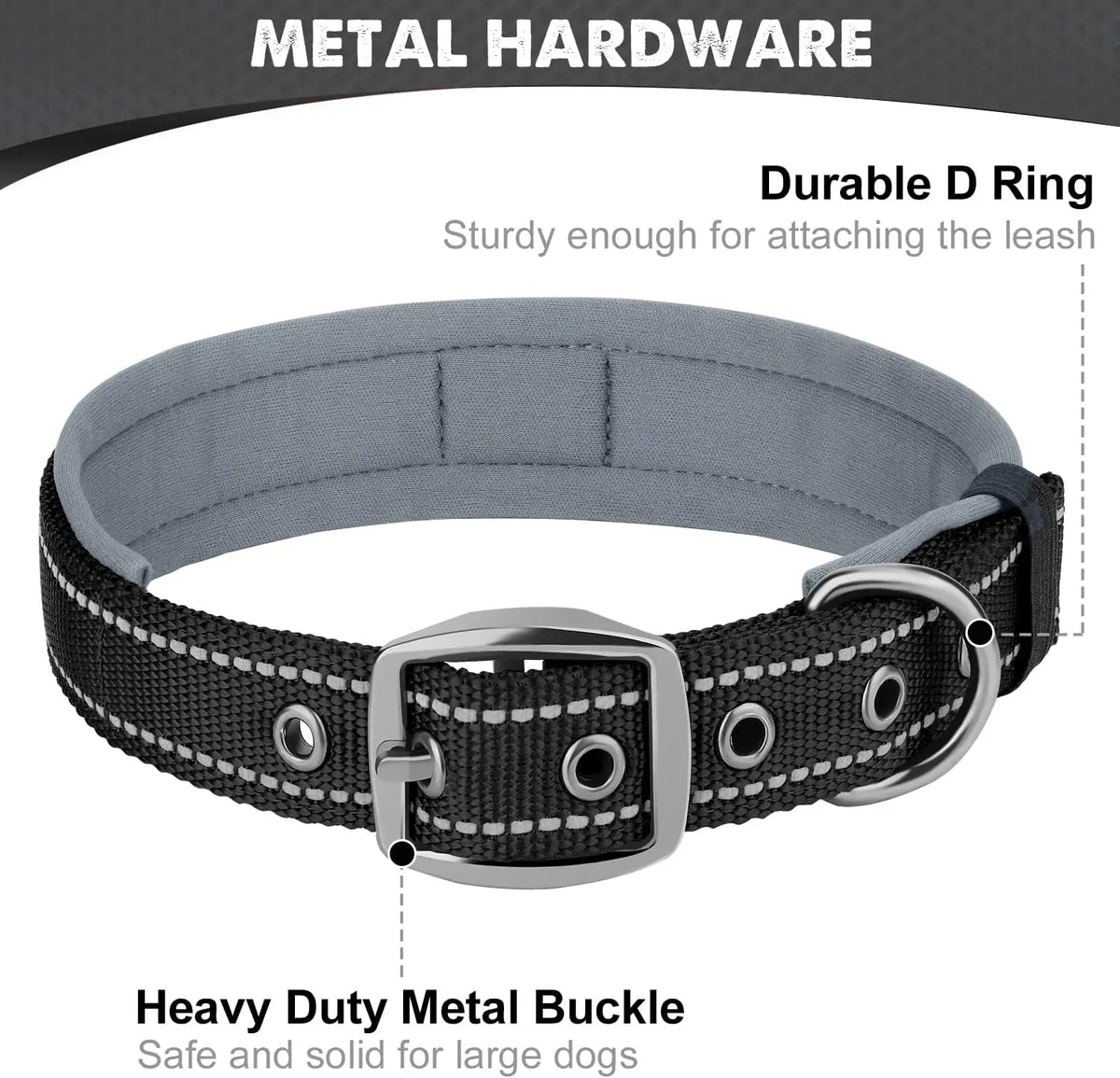 New Pet Dog Collars Nylon Collar For Small Medium Large Dogs Solid Pet Collar with Rings Teddy Keji Pitbull Bulldog Beagle