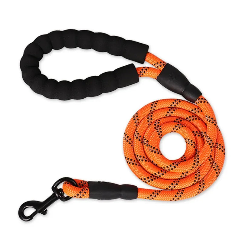 120/150/200/300CM Reflective Dog Leash Soft Handle Dog Leash Reinforced Leash for Small Medium Large Dogs Big Dog Supplies