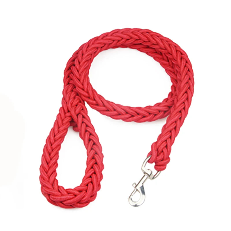 Nylon Dog Harness Leash For Medium Large Dogs Leads Pet Training Running Walking Safety Mountain Climb Dog Leashes Ropes Supply