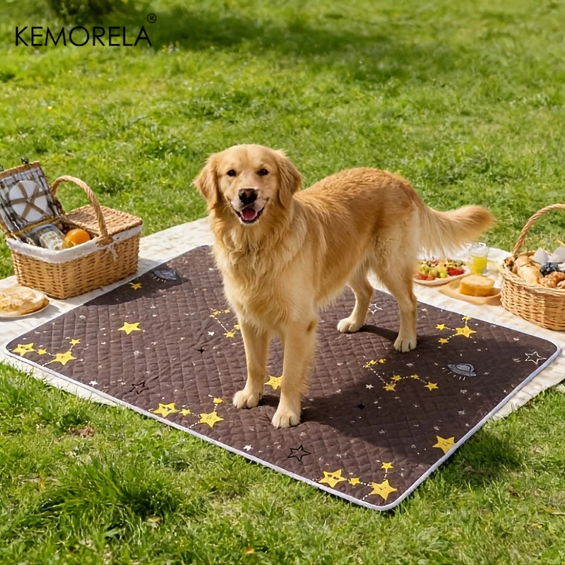 New 3pcs Reusable Washable Dog Pee Pads Leak Proof Training Mats Quick Drying After Washing Suitable For Living Room Lawn Car