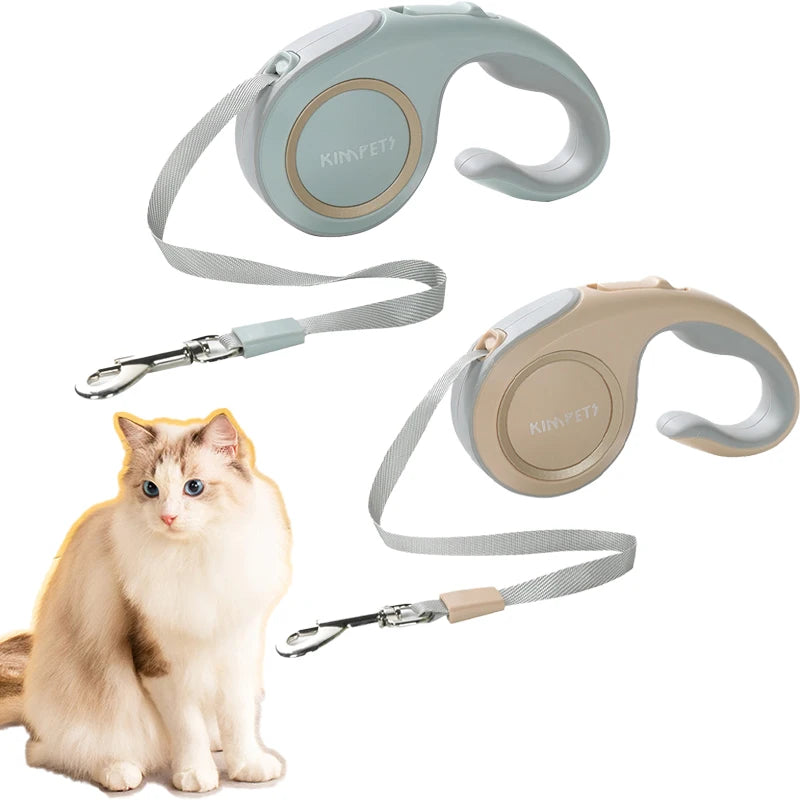 Dog Cat Adjustable Durable Traction Rope 3m 5m Pet Dog Automatic Retractable Traction Flexible Small Medium Dogs Pet Products