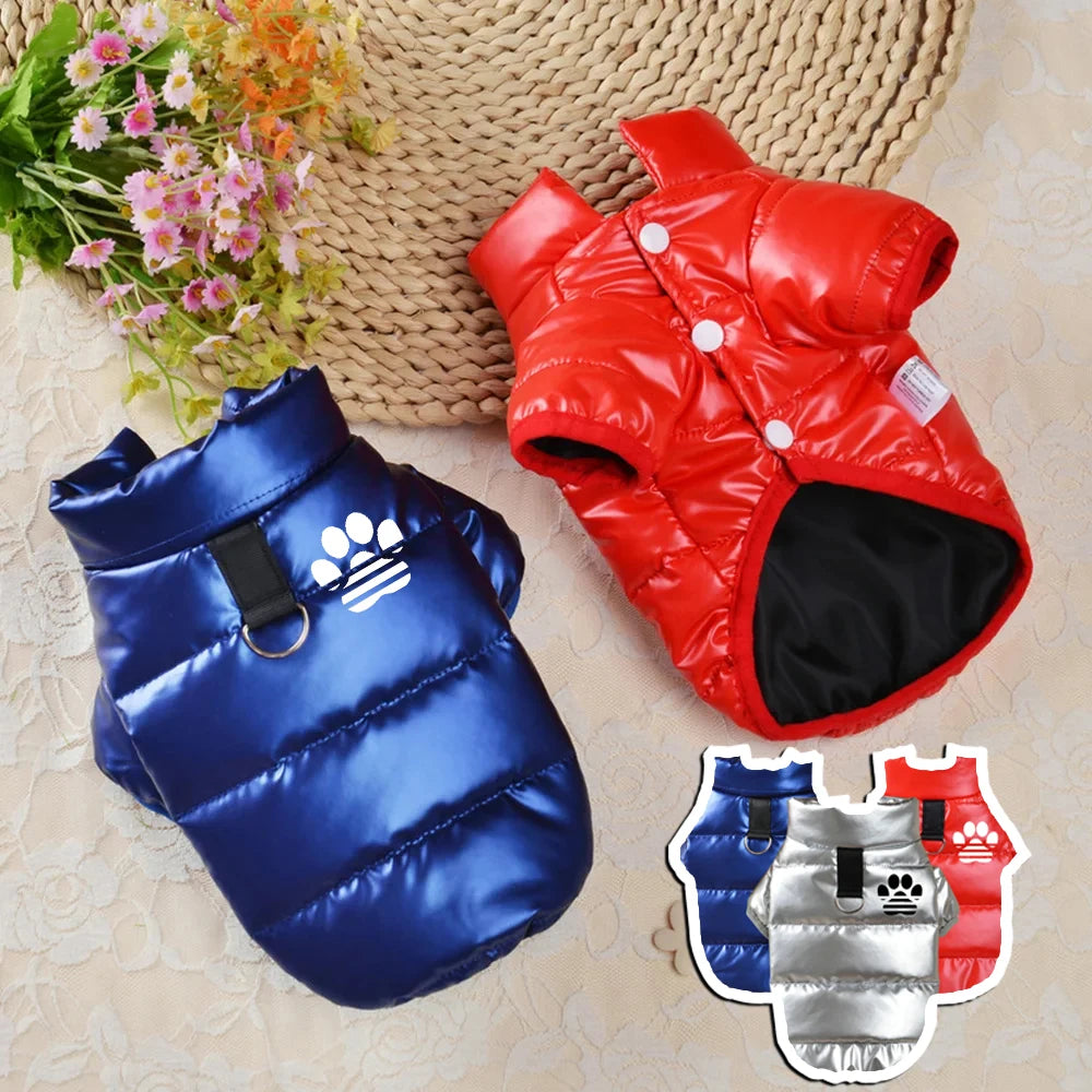 Dog Clothes for Small Dogs Puppy Jacket Waterproof Dog Coat Winter Warm Pet Costume Chihuahua