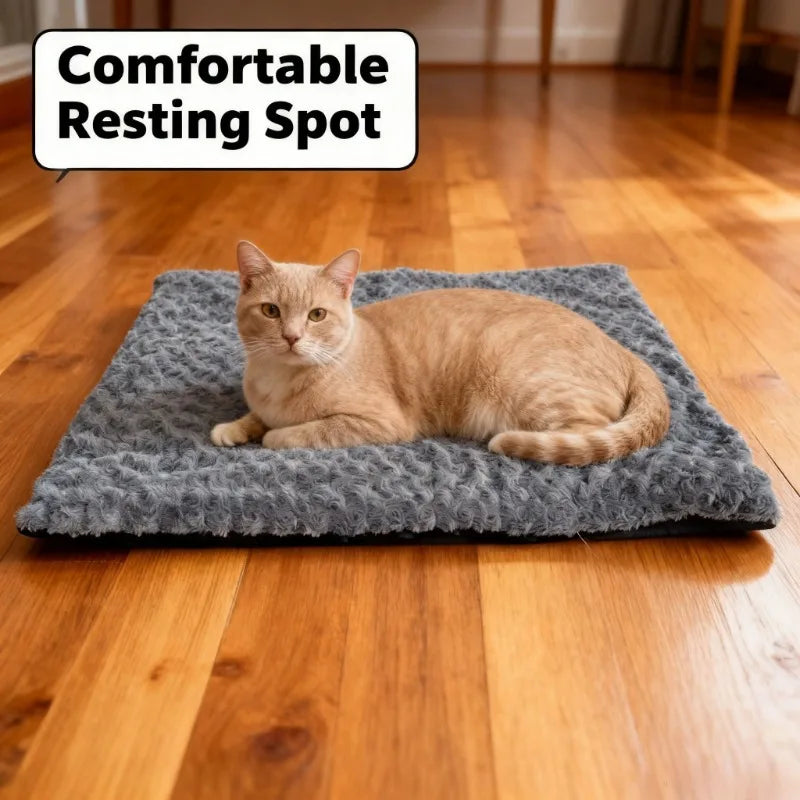 Self-Heating Pet Pads Blanket Puppy Pad Warm Cushion Mat For Cats Dogs Washable Pets With Thermal Body Heat Reflecting Core Pads